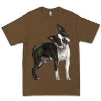 Cacao Boston Terrier Premium Tee - LillyAllenDesigns