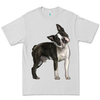 Dove Grey Boston Terrier Premium Tee - LillyAllenDesigns