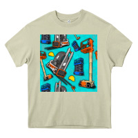 Mossy construction vehicles Heavy Core Tee - BundleAndBundleShop