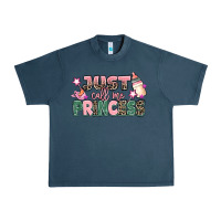 Midnight Navy just call me princess Urban Heavy Tee - MaliasSmallBusiness