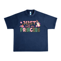 Navy just call me princess Urban Heavy Tee - MaliasSmallBusiness