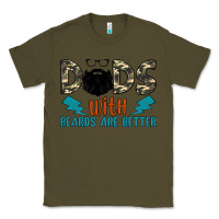Army Green dads with beards are better Classic Tee - JahusDesignShop
