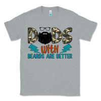 Heather Grey dads with beards are better Classic Tee - JahusDesignShop