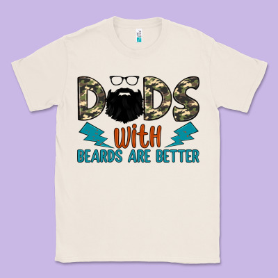 Dads With Beards Are Better Classic Tee Designed By Jahusdesignshop