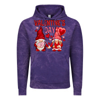 Cloud Purple valentines day with gnomies Vintage Hoodie - NancyCooperArtShop