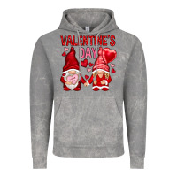 Cloud Rock valentines day with gnomies Vintage Hoodie - NancyCooperArtShop