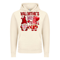 Vintage Artic valentines day with gnomies Vintage Hoodie - NancyCooperArtShop