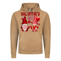 Vintage Camel valentines day with gnomies Vintage Hoodie - NancyCooperArtShop