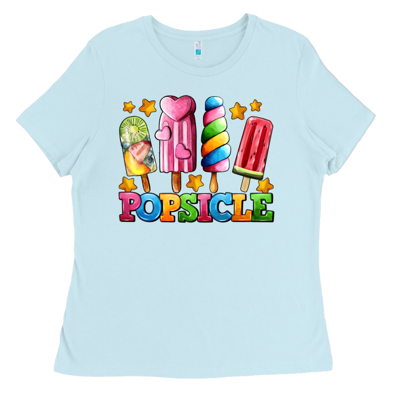 Popsicle With Stars Ladies Tee by AdoDesignShop | Teevron