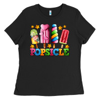 Black popsicle with stars Ladies Tee - AdoDesignShop