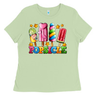 Matcha popsicle with stars Ladies Tee - AdoDesignShop