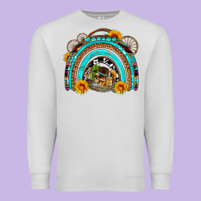 Easter Rainbow Olivia Premium Sweatshirt Designed By Oliviacreatesart