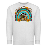 Oatmeal Heather easter rainbow olivia Premium Sweatshirt - OliviaCreatesArt