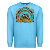 Ocean Blue easter rainbow olivia Premium Sweatshirt - OliviaCreatesArt