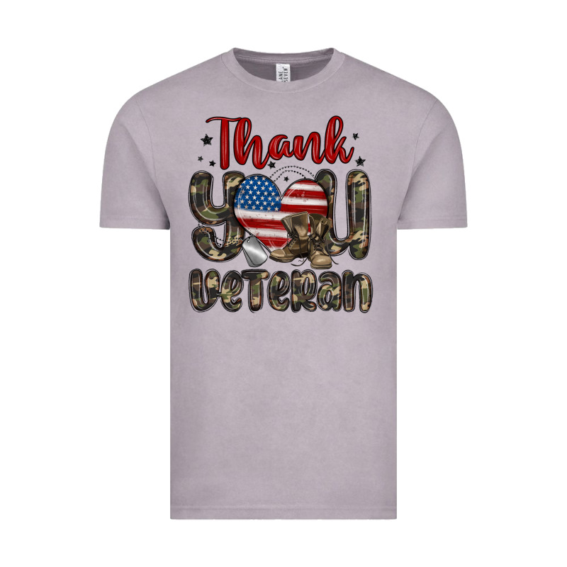 Thank You Veteran Vintage Tee by MaliasSmallBusiness | Teevron