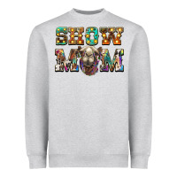 Heather Grey show mom camel Heavyweight Sweatshirt - BarkalooDesign