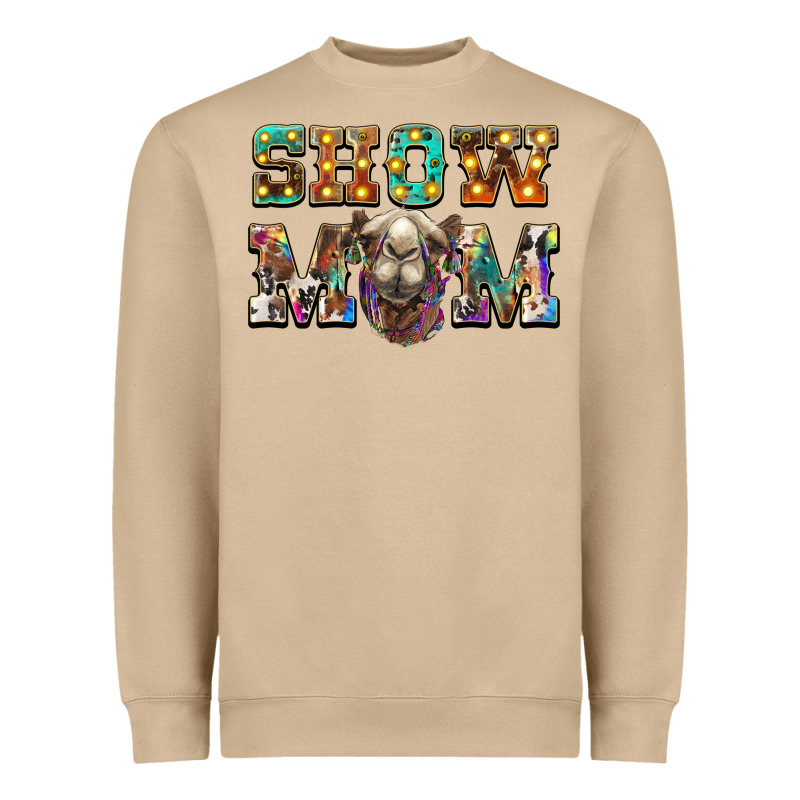 Show Mom Camel Heavyweight Sweatshirt by BarkalooDesign | Teevron