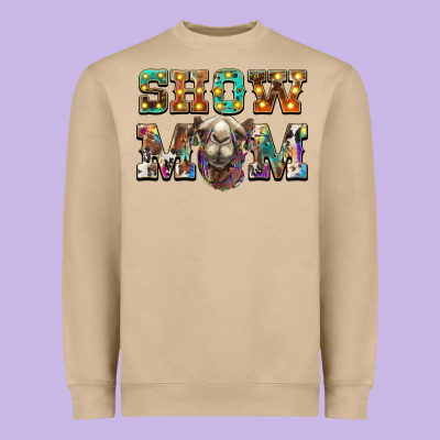 Show Mom Camel Heavyweight Sweatshirt Designed By Barkaloodesign
