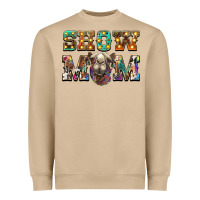 Mushroom show mom camel Heavyweight Sweatshirt - BarkalooDesign