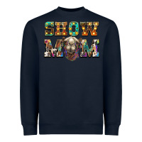 Navy show mom camel Heavyweight Sweatshirt - BarkalooDesign