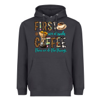 Smoke first we drink coffee then we do the things Heavyweight Hoodie - OliviaCreatesArt