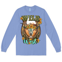 Colony Blue wild west Long Sleeve Tee - Artiststas