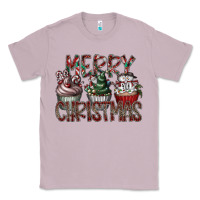 Lilac Merry Christmas Classic Tee - CowhideDigitalArt