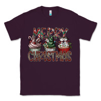 Plum Merry Christmas Classic Tee - CowhideDigitalArt
