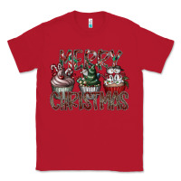 Red Merry Christmas Classic Tee - CowhideDigitalArt