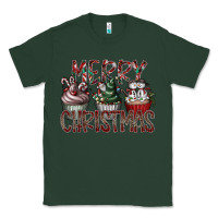 Sports Green Merry Christmas Classic Tee - CowhideDigitalArt