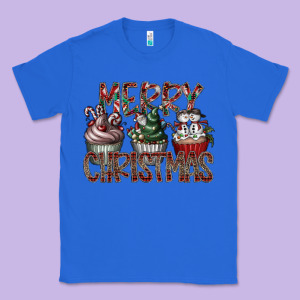 Merry Christmas Classic Tee Designed By Cowhidedigitalart