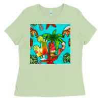 Matcha summer drinks and ice cream Ladies Tee - BundleAndBundleShop