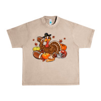 French Oak football turkey thanksgiving Urban Heavy Tee - MaliasSmallBusiness