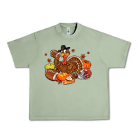 Oil Green football turkey thanksgiving Urban Heavy Tee - MaliasSmallBusiness