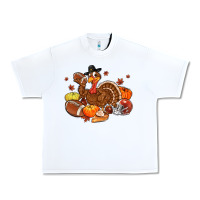 White football turkey thanksgiving Urban Heavy Tee - MaliasSmallBusiness