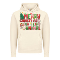 Vintage Artic merry christmas ya filthy animal Vintage Hoodie - MaliasSmallBusiness
