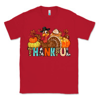 Red thankful Classic Tee - MaliasSmallBusiness