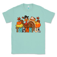 Seafoam thankful Classic Tee - MaliasSmallBusiness
