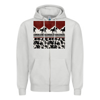 Dove Grey cowgirl with cowhide Zipper Hoodie - TumblerDesignByShophia