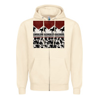 Sandshell cowgirl with cowhide Zipper Hoodie - TumblerDesignByShophia