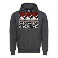 Smoke cowgirl with cowhide Zipper Hoodie - TumblerDesignByShophia