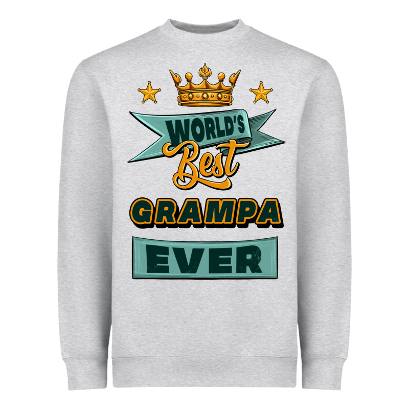 World's Best Grampa Ever Heavyweight Sweatshirt by Jasminsmagicworld | Teevron