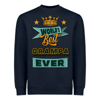 Navy world's best grampa ever Heavyweight Sweatshirt - Jasminsmagicworld