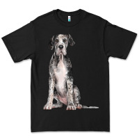 Black Great Dane Dog Premium Tee - LillyAllenDesigns
