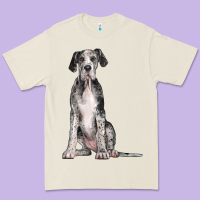 Great Dane Dog Premium Tee Designed By Lillyallendesigns