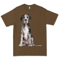 Cacao Great Dane Dog Premium Tee - LillyAllenDesigns