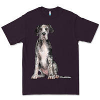 Plum Great Dane Dog Premium Tee - LillyAllenDesigns