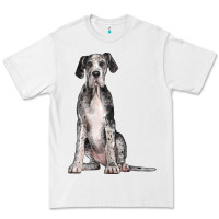 White Great Dane Dog Premium Tee - LillyAllenDesigns