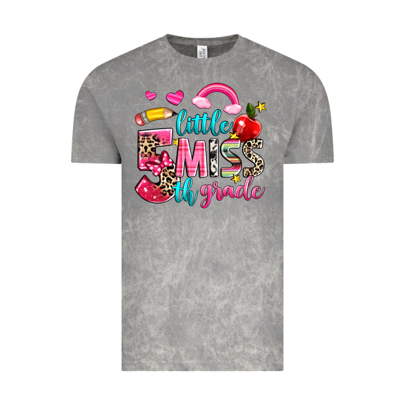 Little Miss Fifth Grade Vintage Tee by NancyCooperArtShop | Teevron