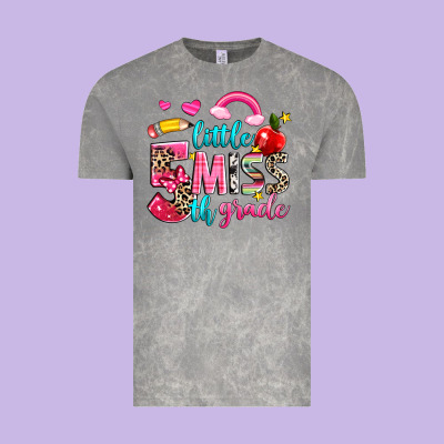 Little Miss Fifth Grade Vintage Tee Designed By Nancycooperartshop